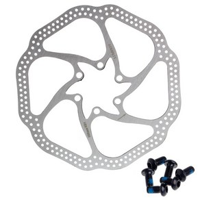 160mm 사이클링 자전거 MTB 산악 자전거 스테인리스 스틸 브레이크 디스크 로터 6 볼트, 1개