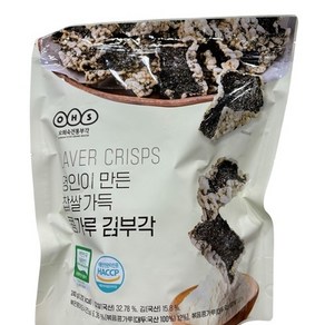 명인이 만든 찹쌀가득 콩가루 김부각 240G, 2개