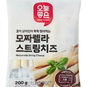 오늘좋은 모짜렐라 스트링치즈 (20G), 종이박스포장, 1개, 200g