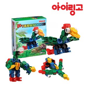 아이링고 프테라노돈 공룡 3D 관절 블록 45pcs, 1개