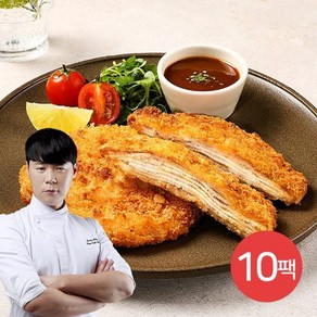 프레시지 [최현석] 바삭촉촉한 7겹 돈까스 120g*10팩 + 트러플돈까스소스 1병, 없음, 10개