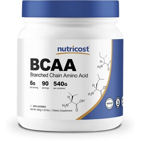 뉴트리코스트 BCAA 무맛, 540g, 1개