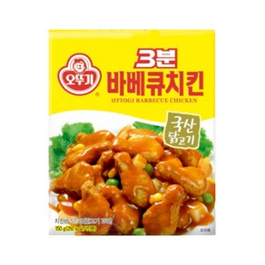 오뚜기 3분 바베큐치킨, 오뚜기 3분 바베큐치킨 150g 6개, 150g