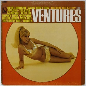 [중고LP] VENTURES 벤처스 (GOLDEN GREATS BY THE VENTURES) GF커버/미국반 LP