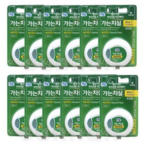 네오 가는치실 (왁스) 420D 50m 치간케어 치태 입냄새 제거 잇몸질환예방 얇은 치실
