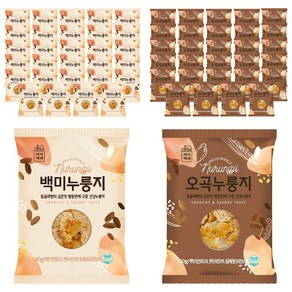 미식백과 누룽지 30개씩 (백미 60g + 오곡 60g), 1개