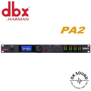 DBX 드라이브랙 DriveRack PA2 8밴드 파라메트릭EQ입출력 간소화된 AutoEQ 라우드스피커 매니지먼트시스템