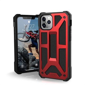 URBAN ARMOR GEAR UAG 아이폰 호환11 프로 5.8 스크린 용 디자인 모나크 케이스 깃털처럼 가볍고 견고 자주색 밀리터리 드롭 테스트를 거친 호환케이스 141379