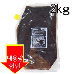 베이킹파티 선인 단풍당소스 2kg 팬케익시럽, 1개