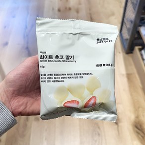 MUJI 무인양품 화이트 초코 딸기, 65g, 2개