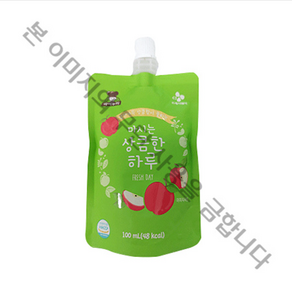 이츠웰아이누리 마시는 상큼한 하루(100ml 유기사과) 100g 40개입 BOX, 100ml, 40개