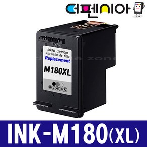 삼성 INK-M180 C180 XL 대용량 재생잉크 SL-J1660 SL-J1770FW SL-J1665 SL-J166X, 1개, 1.(정품대비3배 대용량) INK-M180 XL 블랙