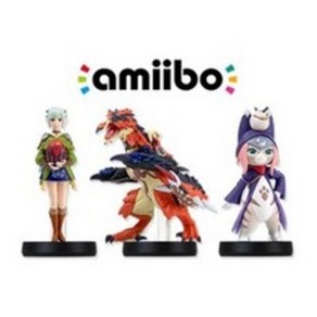 닌텐도 스위치 몬스터헌터 스토리즈 2 파멸의 날개 amiibo(아미보) 3종 세트 (파멸의 레우스 츠키노 에나)