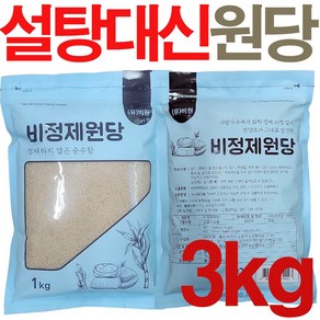 PBS 비정제 사탕수수 원당, 3kg, 1개