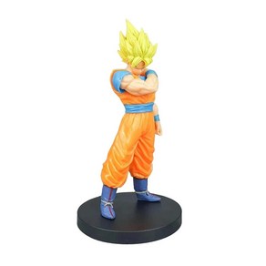 드래곤볼 손오공 베지타 애니메이션 피규어 슈퍼 사이어인 액션 모, 1개, 1.Son Goku