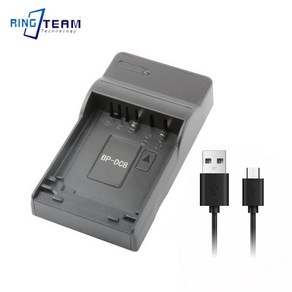 카메라충전기 BP-DC8 배터리 USB 충전기 라이카 X1 X2 mi 호환NI-M X-VARIO X BP DC8, 01 USB, 1개