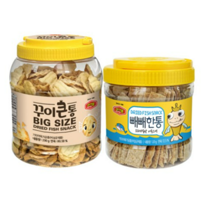 머거본 꾸이큰통 + 빼빼한통 세트, 1세트, 290g