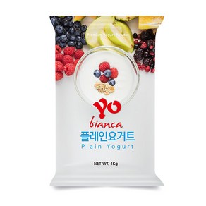 fm)젤스타 요비앙카 플레인 요거트 파우더 1kg 카페 업소용 식자재 시럽 파우더, 1개, 1개입