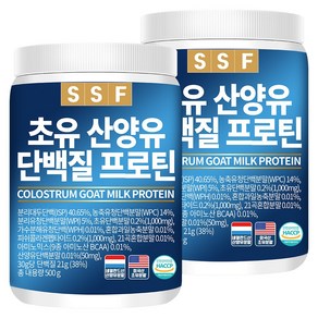 순수식품 초유 산양유 단백질 프로틴, 500g, 2개