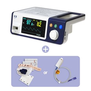 넬코 산소포화도 측정기 의료용 베드사이드 신형 맥박 측정 소아용 신생아 미숙아 성인, 베드사이드+일회용센서 13, 1개, 1개입