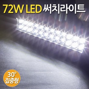 ZIOBIZ Fee Volt 모든차종사용가능 72W LED 써치라이트 와이드집중형 작업등 화물차 자동차 후미등 후진등 집어등 해루질, 72W LED 써치라이트(와이드/집중형), 1개