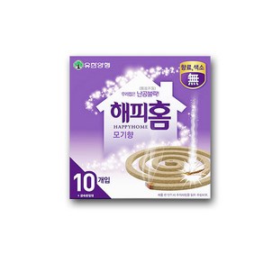 유한양행 해피홈 모기향 무향, 130g, 20개