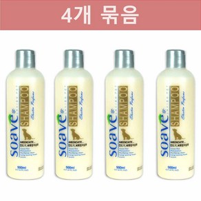 반려동물 이/비듬/진드기 방지 샴푸, 4개, 500ml