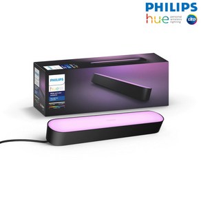 [ PHILIPS 코리아 공식판매점 ] 필립스 휴 HUE 플레이 라이트 바 싱글팩 블루투스 지원 (단품설치불가), 혼합색상