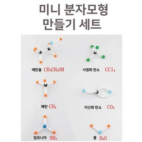 미니 분자모형 분자구조 만들기 세트 결정구조