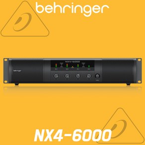 [공식인증점] 베링거 NX4-6000 4채널 6000W 초경량 파워 앰프 디지털 앰프