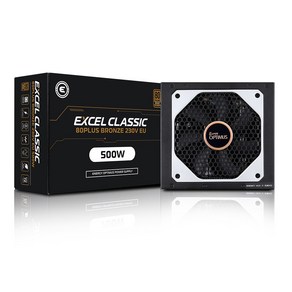 에너지옵티머스 EXCEL CLASSIC 500W 80PLUS BRONZE 230V EU 컴퓨터파워 파워서플라이