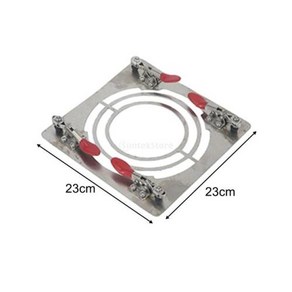 홀잭 캠핑 난로 텐트 굴뚝 구멍 핫 스토브 잭 잭 스테인레스 스틸 클립 보호대 장작 난로용 텐트용 난연제, 5.D