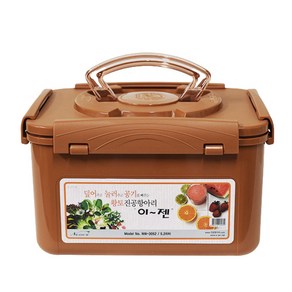 사각 진공 항아리 김치통 누름독 5.2L, 1개