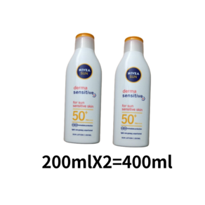 니베아 선 울트라 센서티브 선 로션 200ml, 400ml, 4개