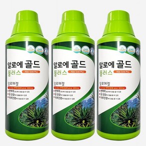 녹십초알로에 골드 플러스 알로에겔 1000gx3병, 1kg, 3개