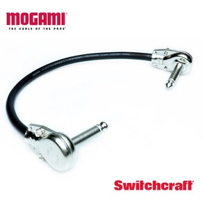 BELDEN 모가미 MOGAMI 2524 스위치크래프트 Switchcaft 228 기타이펙터 패치 케이블 (길이선택), 15cm, 1개