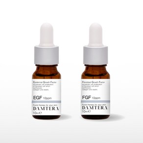 담테라 EGF FGF 10ppm 앰플 원액 10ml 2종세트, 담테라 EGF10ml+FGF10ml