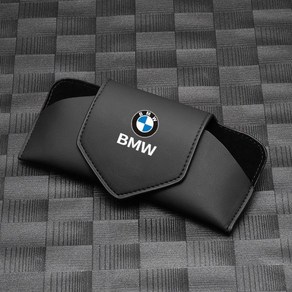 BMW 선글라스 안경 클립 케이스 거치대 홀더 안경, 케이스 블랙, 1개