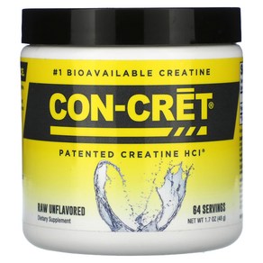 Con-Cret 크레아틴 HCl 무맛 1.69 oz (48.0 g)