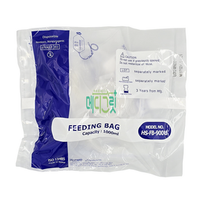 협성 피딩백 HS-FB-900U 1000ml / 영양공급용기 Feeding Bag 미음백, 1개