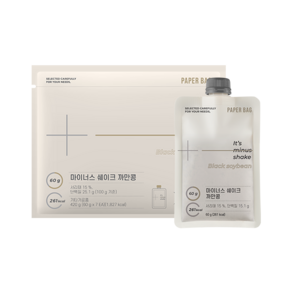 페이퍼백 마이너스 쉐이크 까만콩, 420g, 1개