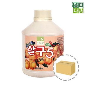 차그림 농축과일원액 살구 원액 850ml 1BOX (12개입), 12개, 1