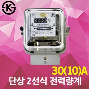 전력량계 단상2선식 보통 계량기 30A 전기계량기 시검 보통전력량계 단상 2선 일반