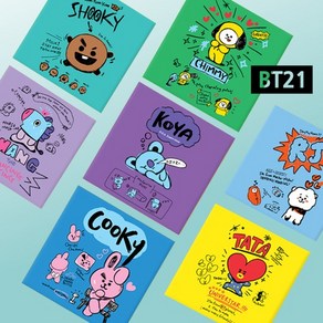 DIY 그림그리기 BT21 두들링 25x25, 슈키, 색상