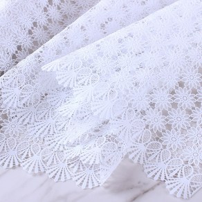 일본 수입레이스 식탁보 매트 가구덮개 커버 (L-55-2), (L-501) 폭50cm×길이120cm(1개), 1개