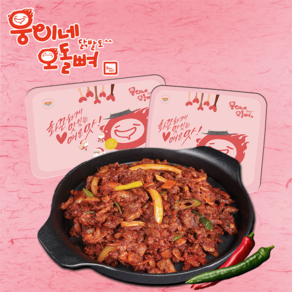 웅자네푸드 웅이네 오돌뼈 중간맛, 200g, 5개