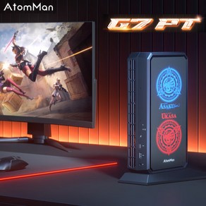 [ XC샵 ] ATOMMAN G7 PT 미니 PC 고성능 독립형 그래픽카드 AMD RX 7600MXT/7945HX, SSD+DDR없음