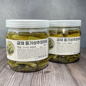 먹판사 궁채줄기상추장아찌 절임 1kg 오독오독 아삭아삭 씹히는 맛이 재미있는 반찬, 1개