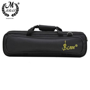 플룻가방 MMBAT Flute Gig Bag 방수 옥스포드 천 케이스 상자 플루트 휴대용 보관 가방 목관 악기 부품 액, 검은 플루트 가방, 1개