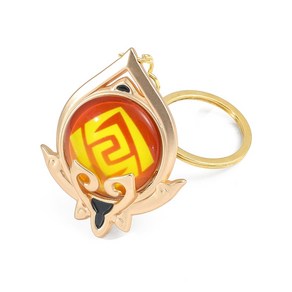 원신 종려 닐루 다이루크 감우 코코미 요이미야 피규어 열쇠고리 키링 굿즈 Genshin Impact 키 체인 비전 요소 남성용 신의 눈 자동차 열쇠 고리 여성 액세서리 귀여운 가방, [04] Cyo, 1개